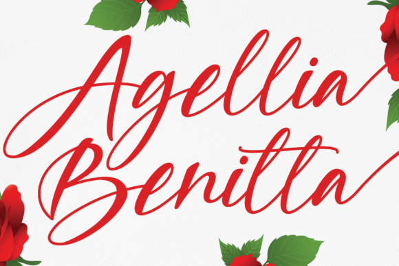 Agellia Benitta: The Script Font for Modern Campaigns