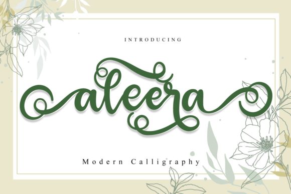 Aleera: The Elegant Script Font for Branding
