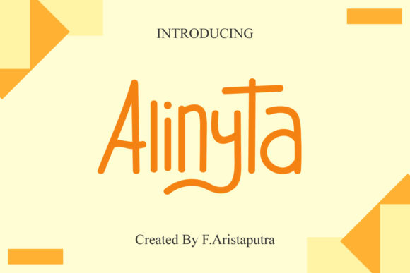 Alinyta Font Review: A Minimal Handwritten Gem