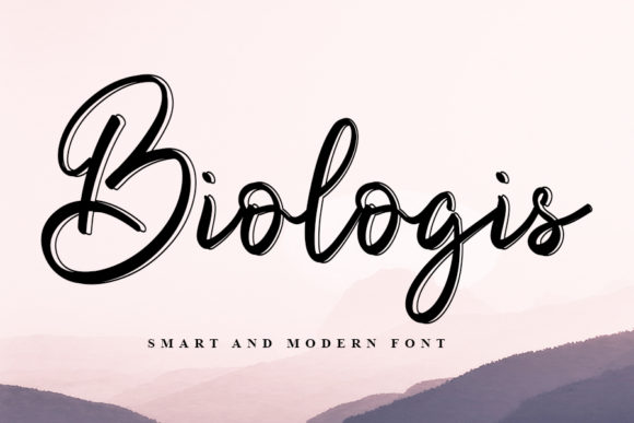 Biologis Font for Handmade Crafts