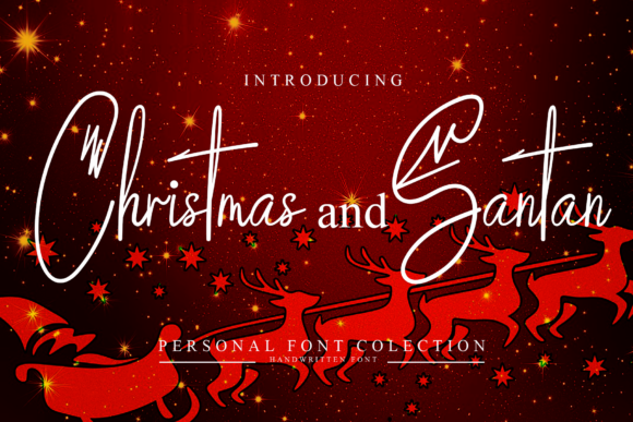 Christmas and Santan Font for Web Design