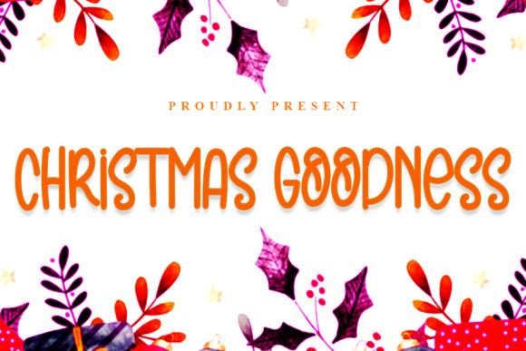 Christmas Goodness Font for Handmade Makers