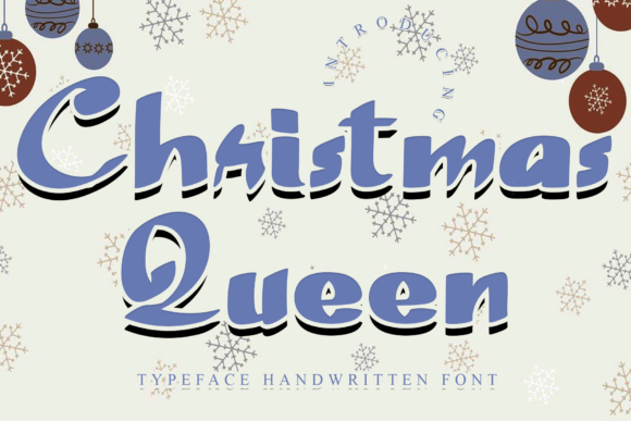 Christmas Queen Font for Elegant Branding