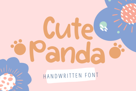 Cute Panda: A Playful Script Handwritten Font for Brands
