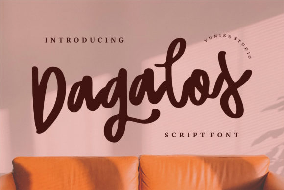 Dagalos: The Brushed Handwritten Font for Makers