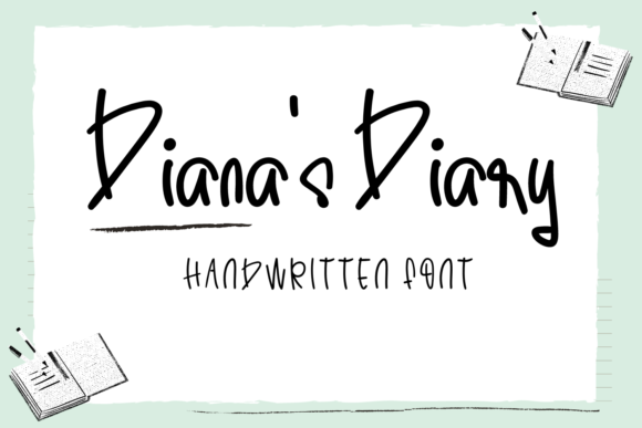 Diana s Diary Font for Handmade Creators
