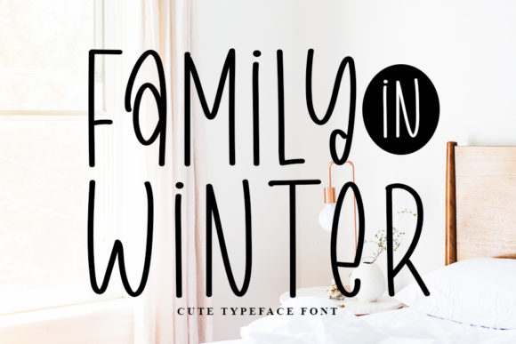 Family in Winter Typeface for Modern Web Design