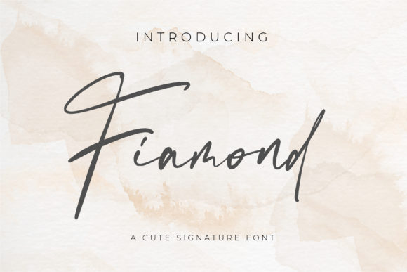 Fiamond: Elevate Your Brand with a Luxurious Handwritten Typeface