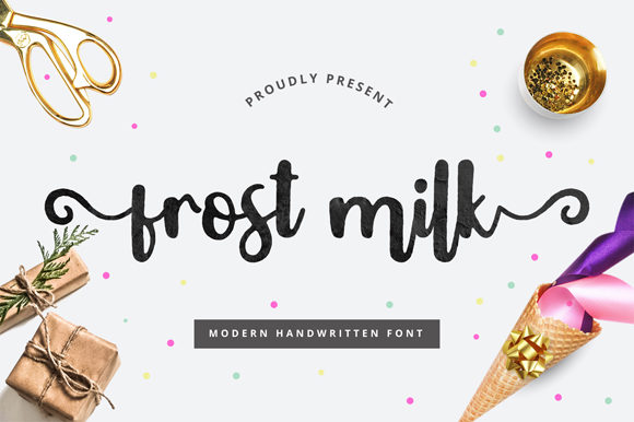 Frost Milk Font for Elegant Small Business Branding