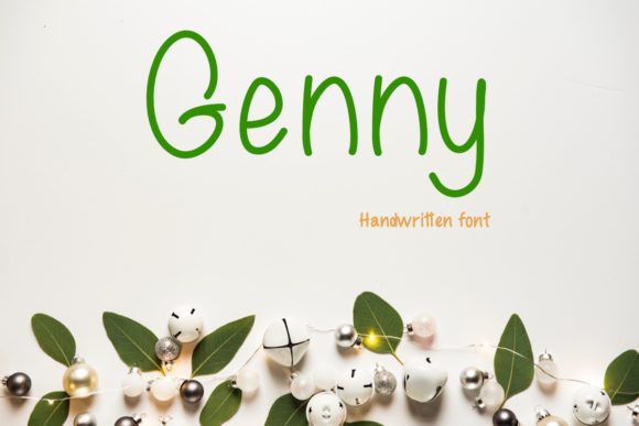 Genny: A Natural Handwritten Font for Branding