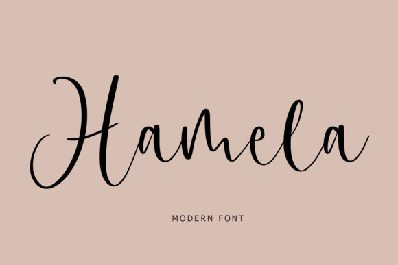 Hamela: A Joyful Script Handwritten Font for Campaigns