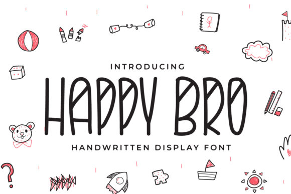 Happy Bro Font for Clear Campaign Design