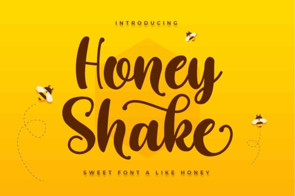 Honey Shake Font for Small Business Branding