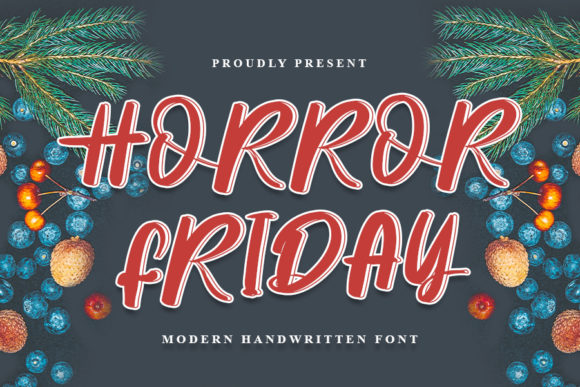 Horror Friday Typeface for Editorial Design