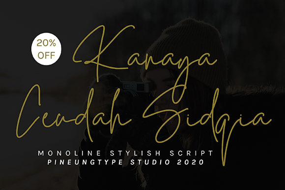 Kanaya Ceudah: The Script Font for Elegant Branding