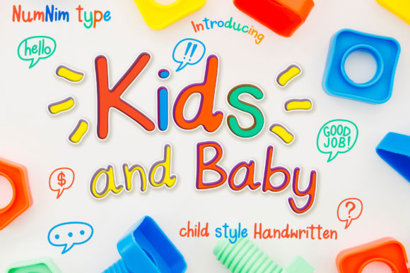 Kids and Baby Font for Playful Branding