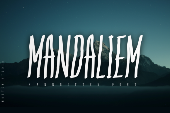 Mandaliem Font for Playful Branding