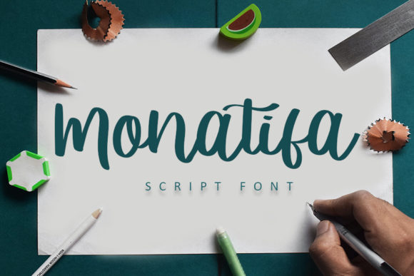 Monatifa: A Sweet Handwritten Font for Brands