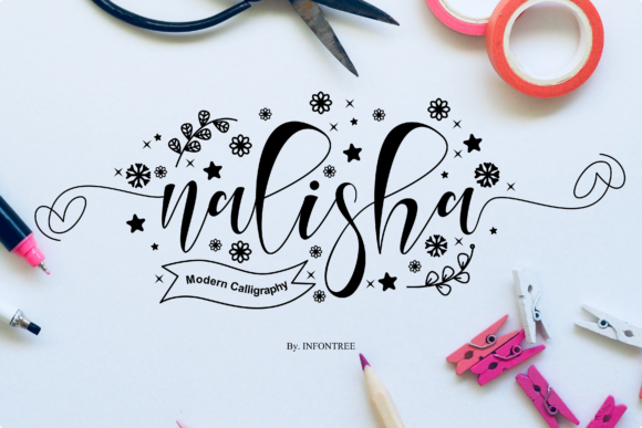 Nalisha Font Review: Romantic Script for Branding