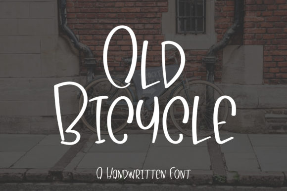 Old Bicycle Typeface for Authentic Branding