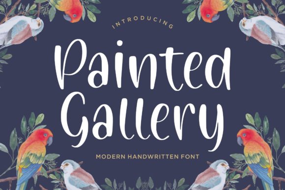 Painted Gallery: A Friendly Handwritten Typeface for Editors