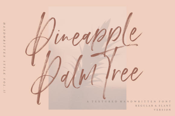 Pineapple Palm Tree Font for Modern Branding