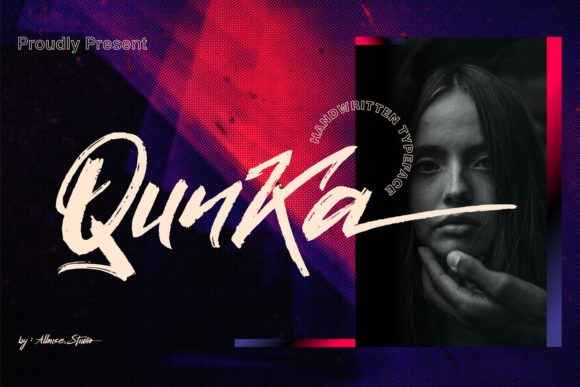 Qunka: The Brushed Script Font for Bold Branding