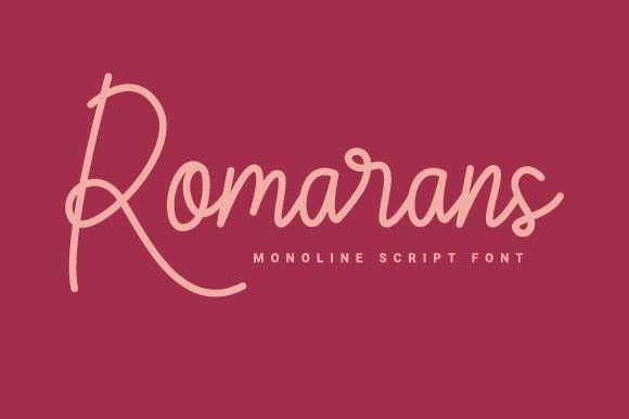 Romarans: A Casual Handwritten Font for Modern Branding