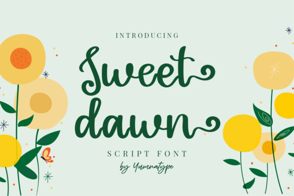 Sweet Dawn: A Handwritten Font for Makers