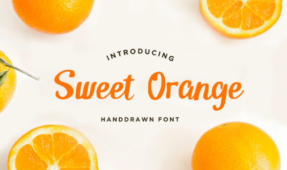 Sweet Orange Font for Editorial Design