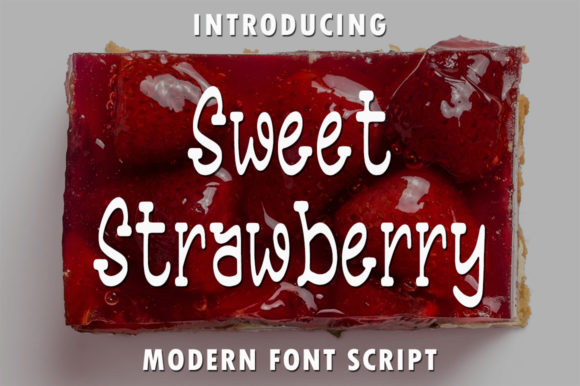 Sweet Strawberry Font for Modern Web Design