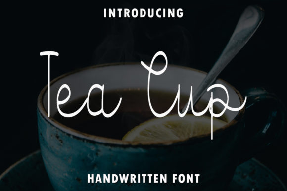 Tea Cup Font: Elegant Script for Designers