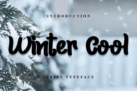 Winter Cool: A Handwritten Font for Polished Branding