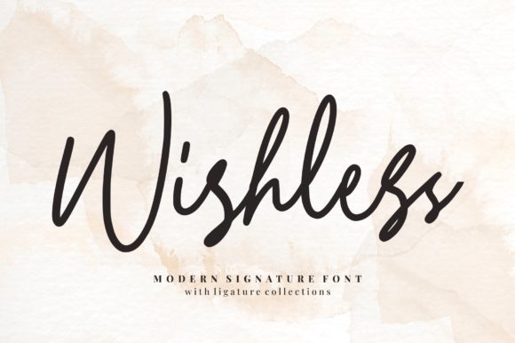 Wishless Typeface for Modern Branding